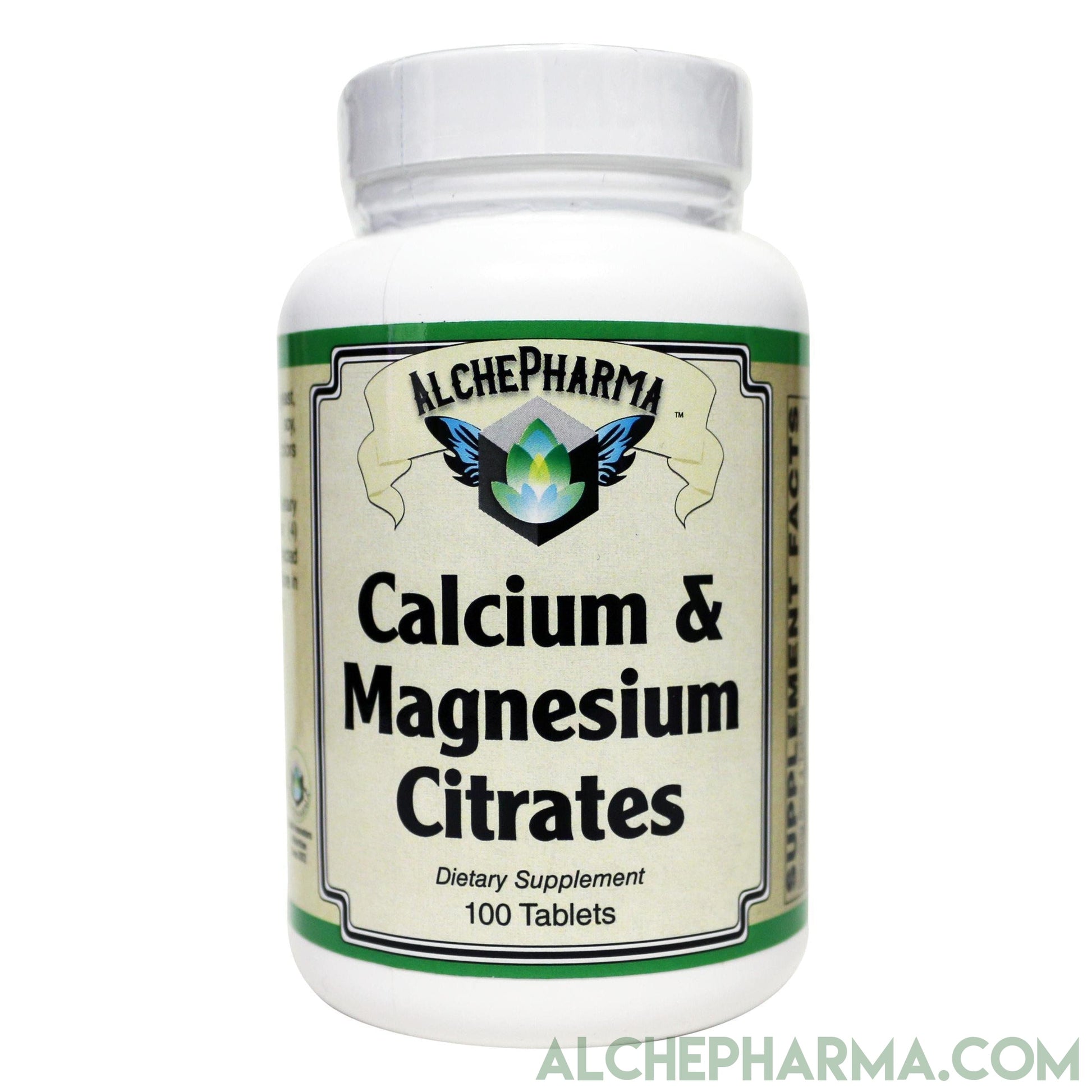 Calcium Magnesium Citrates- Bone Health support, with added Vitamin K & D and Boron-Minerals-AlchePharma