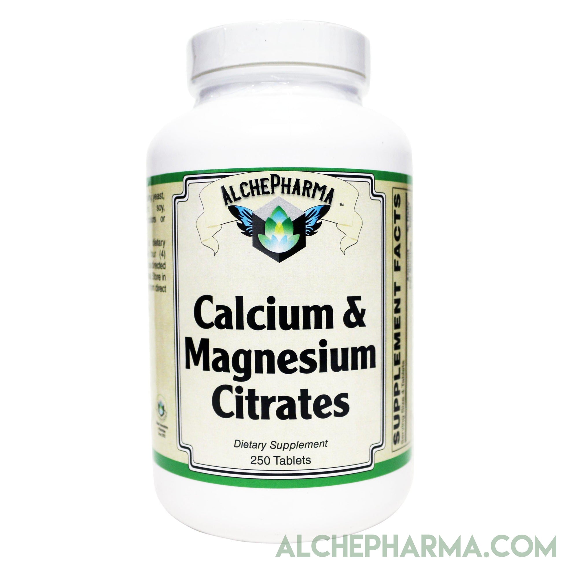 Calcium Magnesium Citrates- Bone Health support, with added Vitamin K & D and Boron-Minerals-AlchePharma