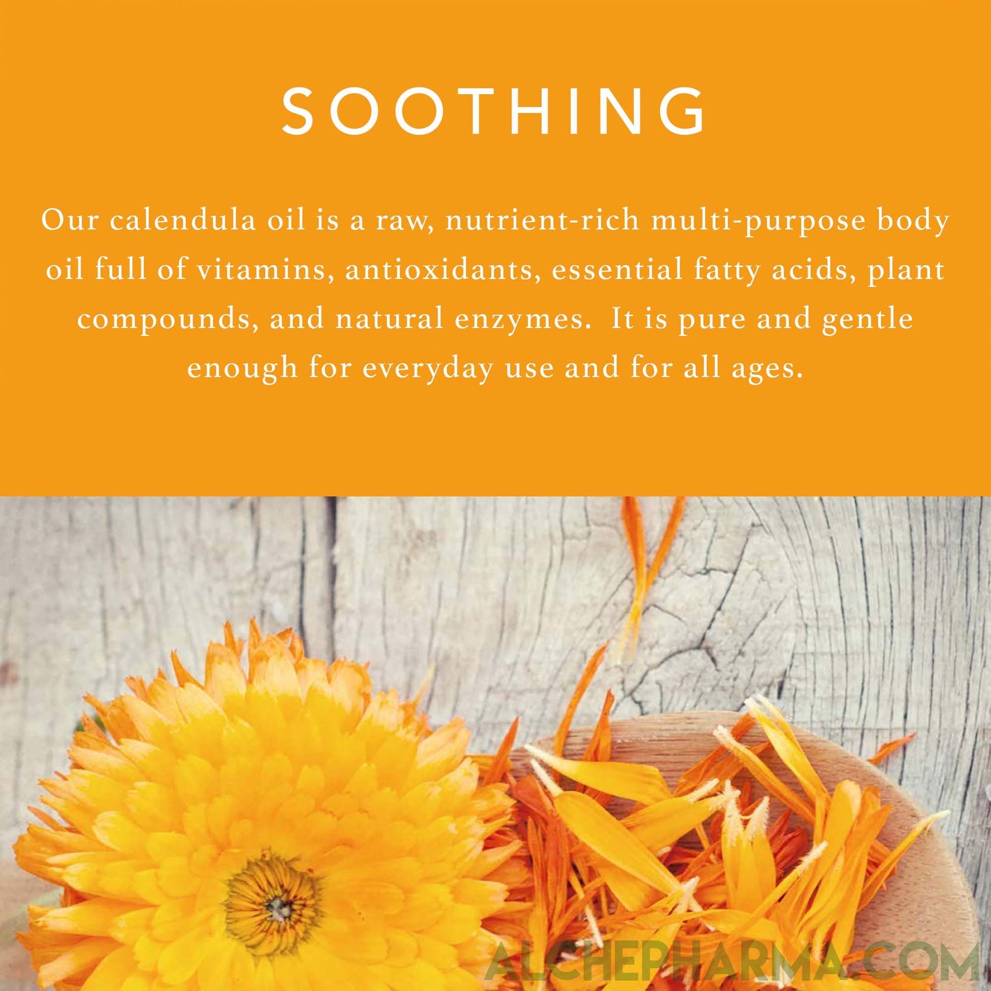 Calendula Oil-Eczema Treatment-AlchePharma