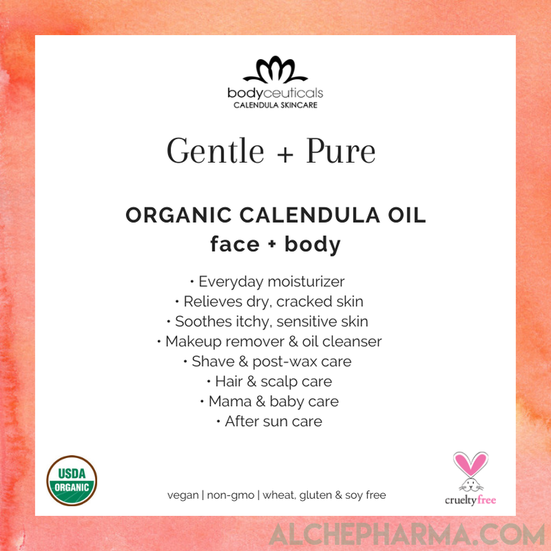 Calendula Oil-Eczema Treatment-AlchePharma
