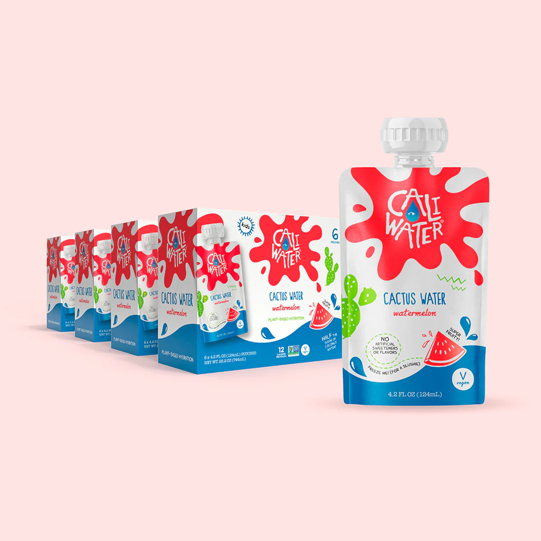 Watermelon Cactus Water  pouch 4.2 Oz