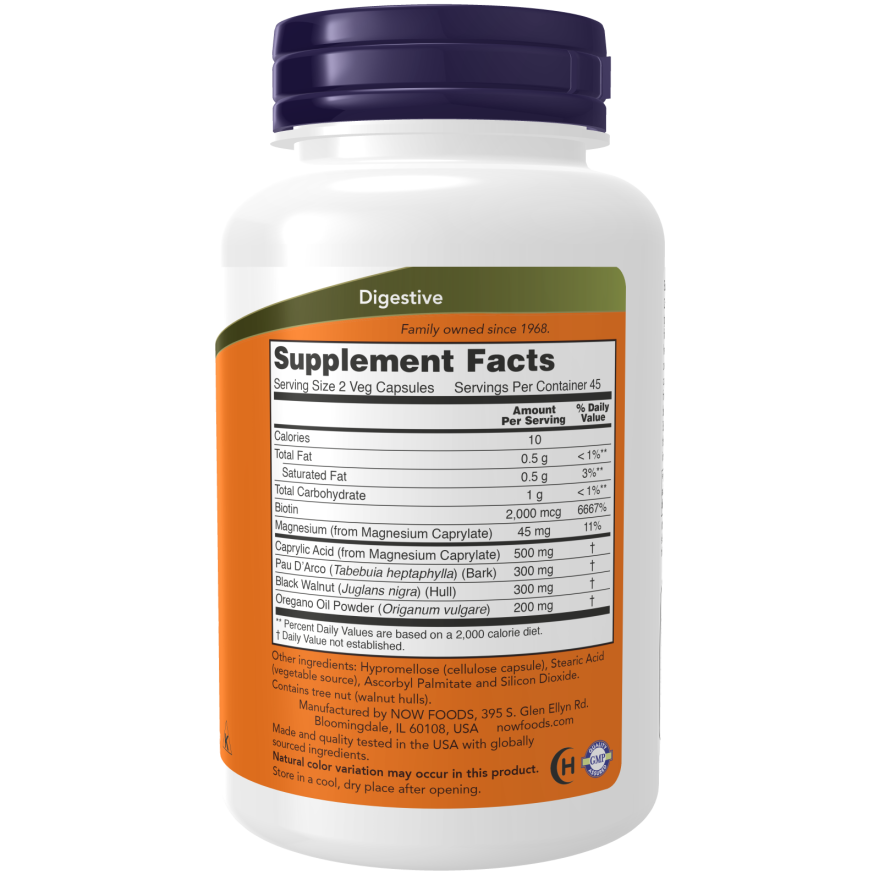 Candida Support Veg Capsules-Digestive Support-AlchePharma