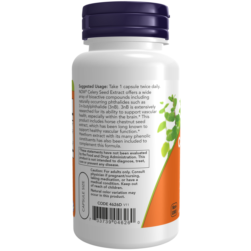 Celery Seed Extract Veg Capsules-Herbs-AlchePharma