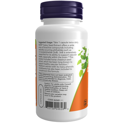 Celery Seed Extract Veg Capsules-Herbs-AlchePharma
