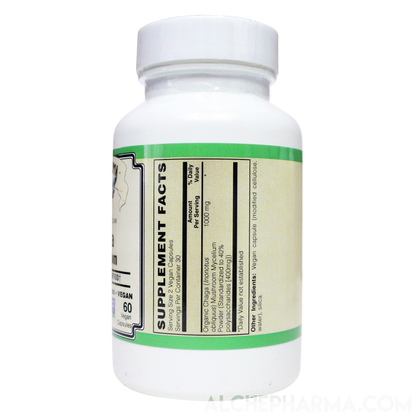 Chaga Mushroom Organic mycelium powder, standardized to 40% polysaccharides-Mushroom-AlchePharma