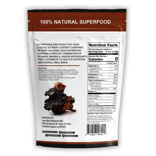 Chaga - Mushroom Extract Powder – 100g