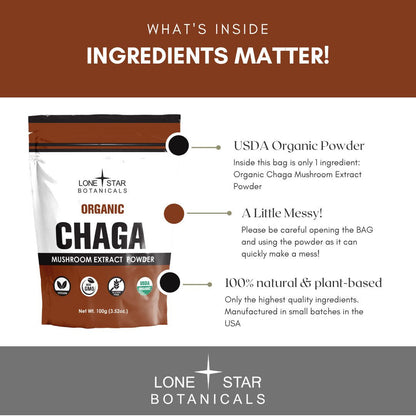 Chaga - Mushroom Extract Powder – 100g
