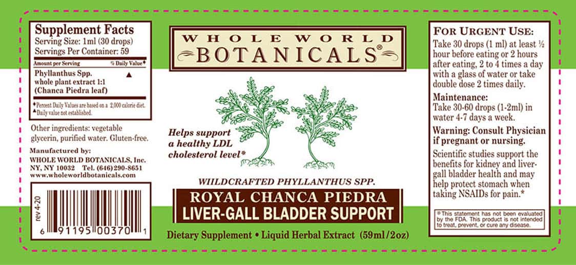 Royal Chanca Piedra™ Liver-Gall Bladder Support
