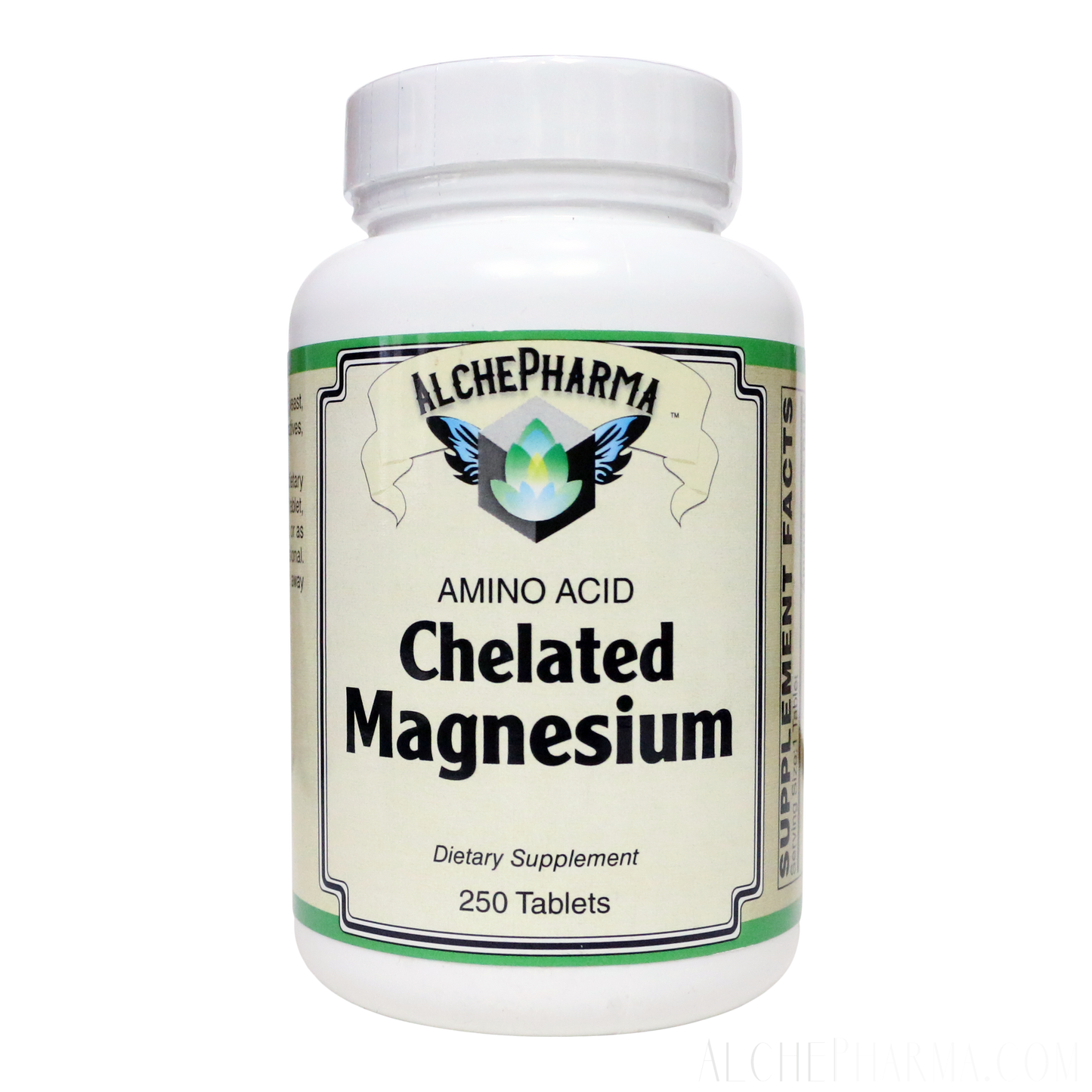 Chelated Magnesium AA Chelate 100mg - Low Dose for Sensitive Stomachs-Minerals-AlchePharma
