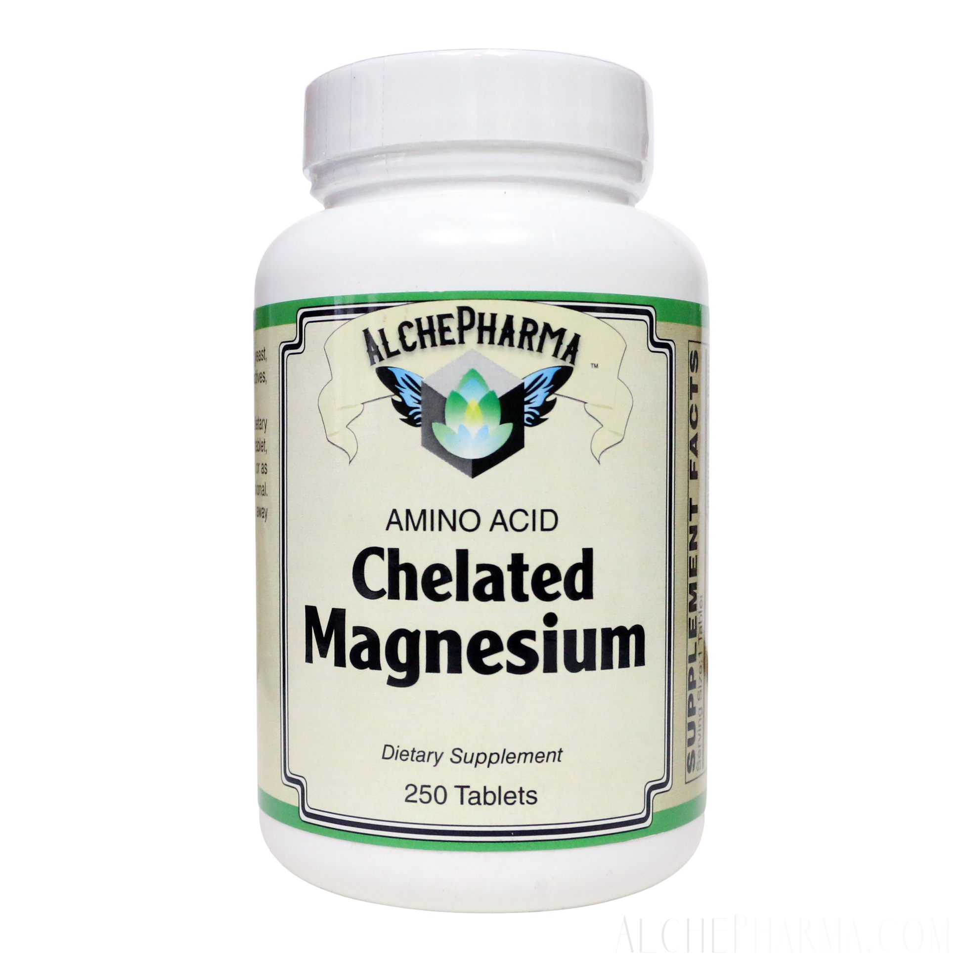 Chelated Magnesium AA Chelate 100mg - Low Dose for Sensitive Stomachs-Minerals-AlchePharma