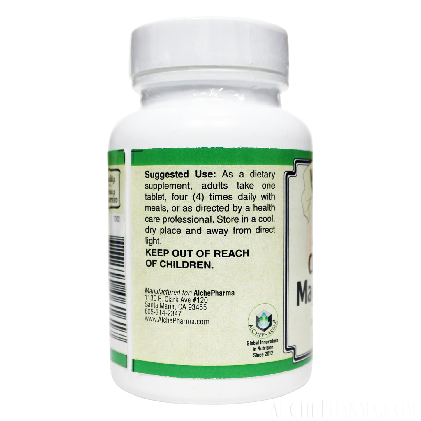 Chelated Magnesium AA Chelate 100mg - Low Dose for Sensitive Stomachs-Minerals-AlchePharma