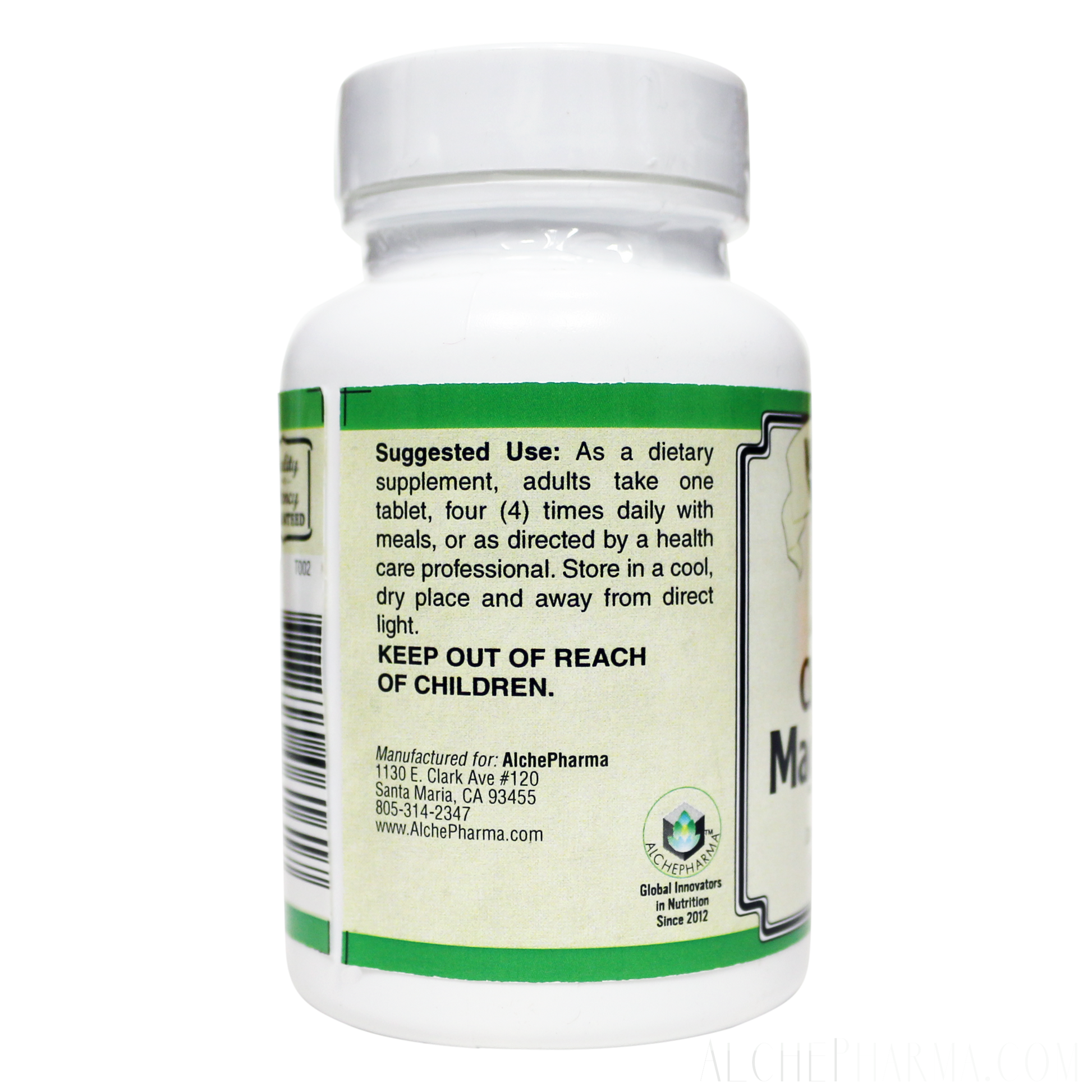 Chelated Magnesium AA Chelate 100mg - Low Dose for Sensitive Stomachs-Minerals-AlchePharma