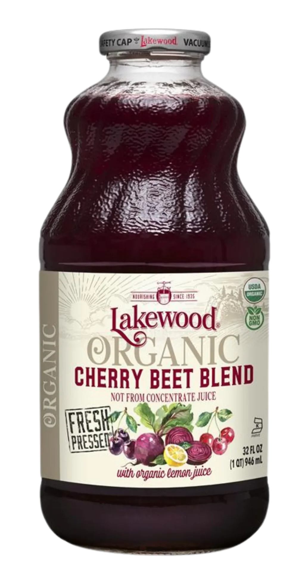 Cherry Beet Juice Blend - Organic - 32 Fl. Oz.