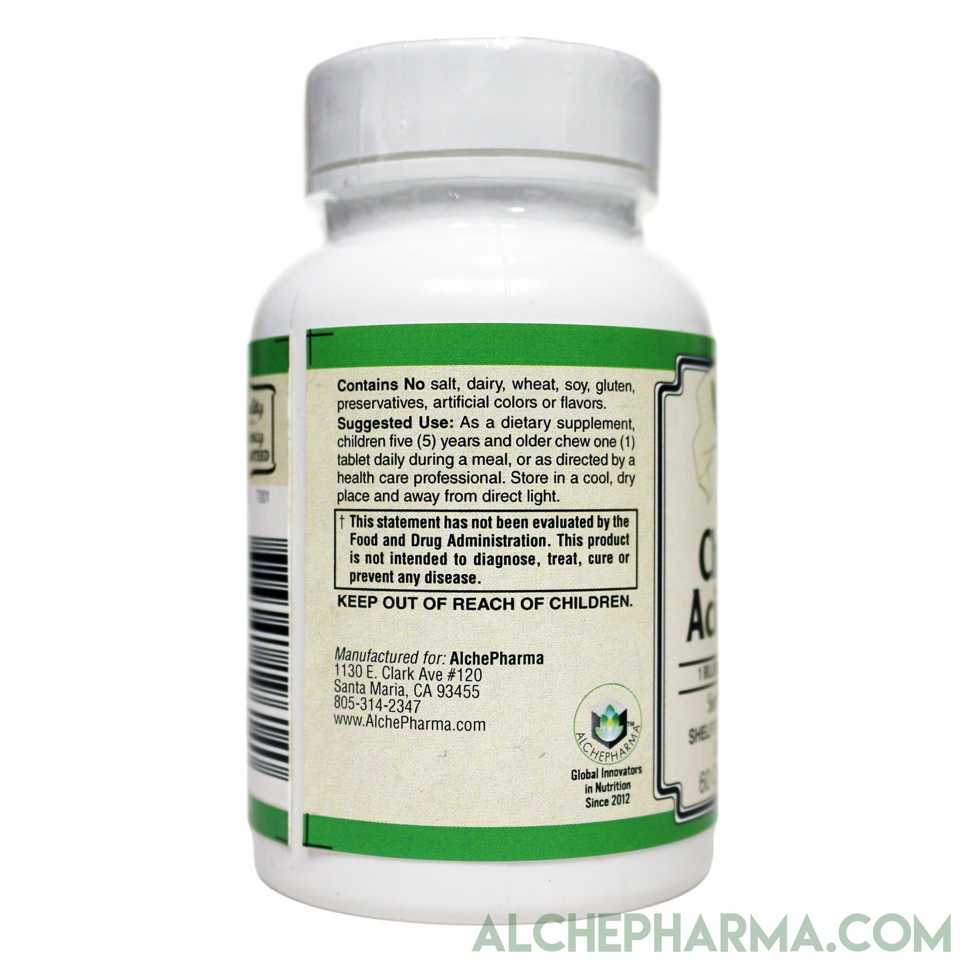 Children's Acidophilus Chewable [ Dairy and Gluten Free, Shelf Stable, Acid Resistant Grape Flavor ]-Probiotics-AlchePharma