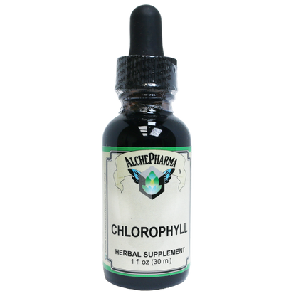 Chlorophyll from Mulberry Leaf as Sodium Copper Chlorophyllin ( 2mg copper per 15 drops) w/ Peppermint Essential Oil-Herbal-AlchePharma