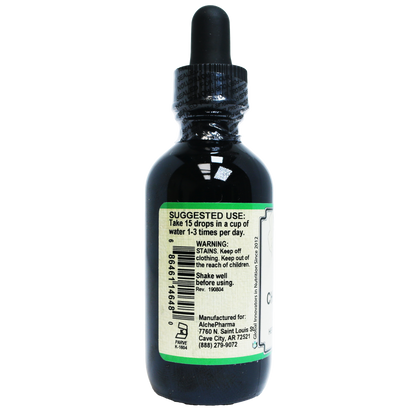 Chlorophyll from Mulberry Leaf as Sodium Copper Chlorophyllin ( 2mg copper per 15 drops) w/ Peppermint Essential Oil-Herbal-AlchePharma