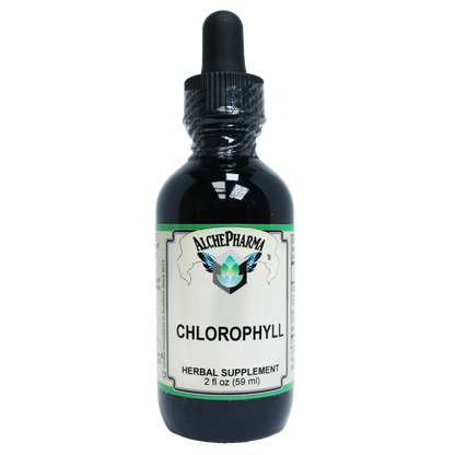 Chlorophyll from Mulberry Leaf as Sodium Copper Chlorophyllin ( 2mg copper per 15 drops) w/ Peppermint Essential Oil-Herbal-AlchePharma