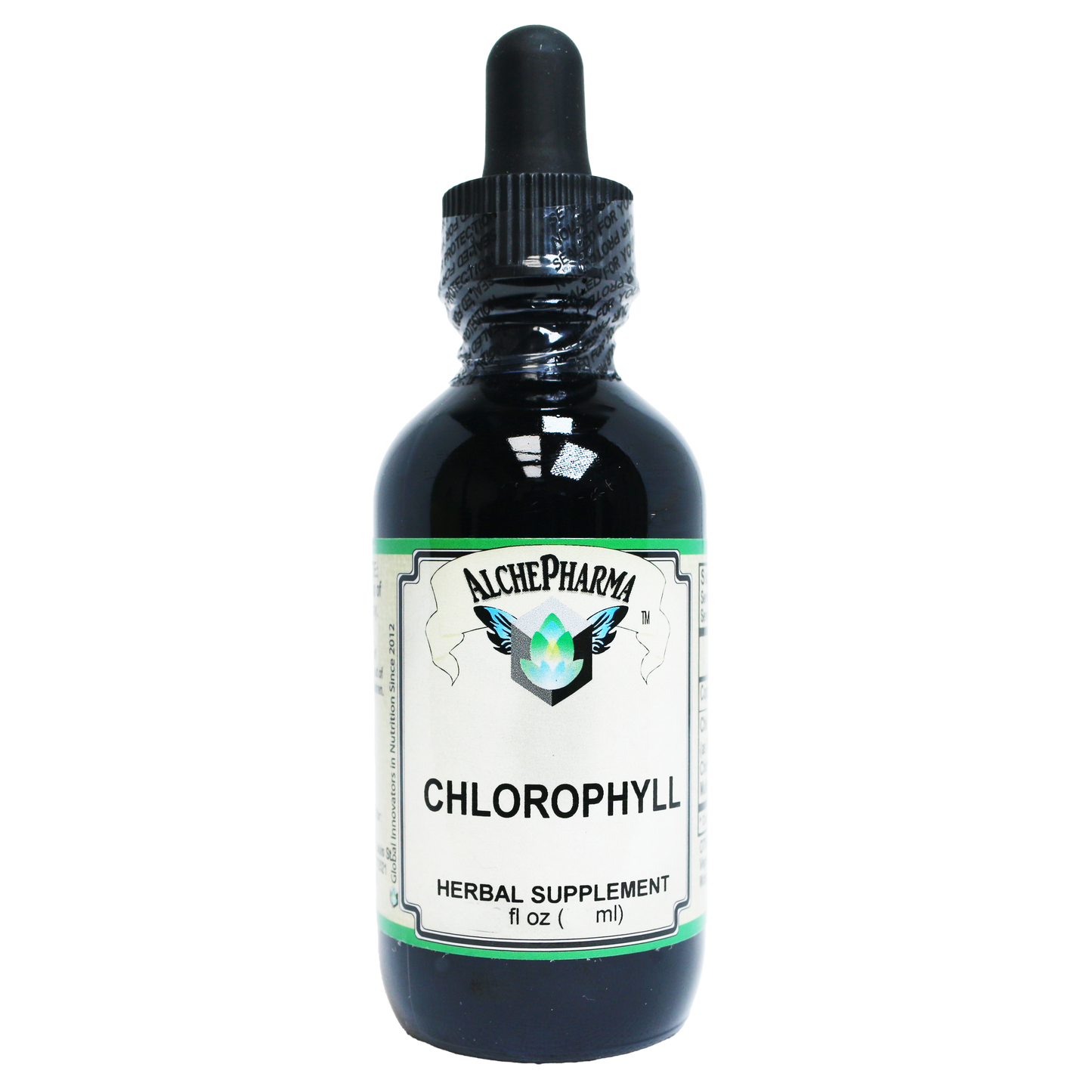 Chlorophyll from Mulberry Leaf as Sodium Copper Chlorophyllin ( 2mg copper per 15 drops) w/ Peppermint Essential Oil-Herbal-AlchePharma