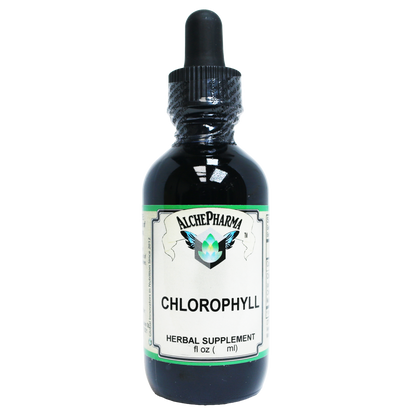 Chlorophyll from Mulberry Leaf as Sodium Copper Chlorophyllin ( 2mg copper per 15 drops) w/ Peppermint Essential Oil-Herbal-AlchePharma