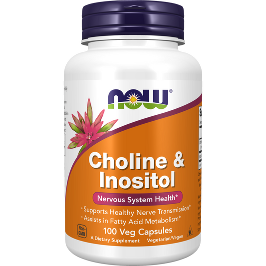 Choline & Inositol Veg Capsules-Vitamins-AlchePharma