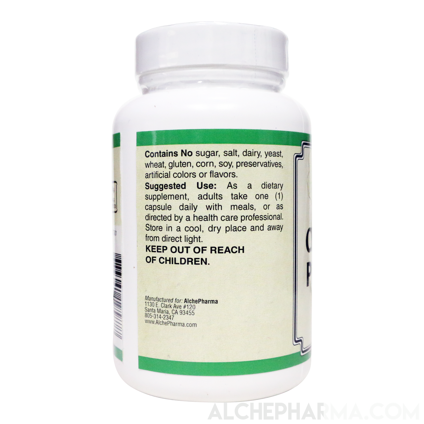 Chromium Picolinate (Chelated to picolinic acid) 200 mcg.-Mineral-AlchePharma