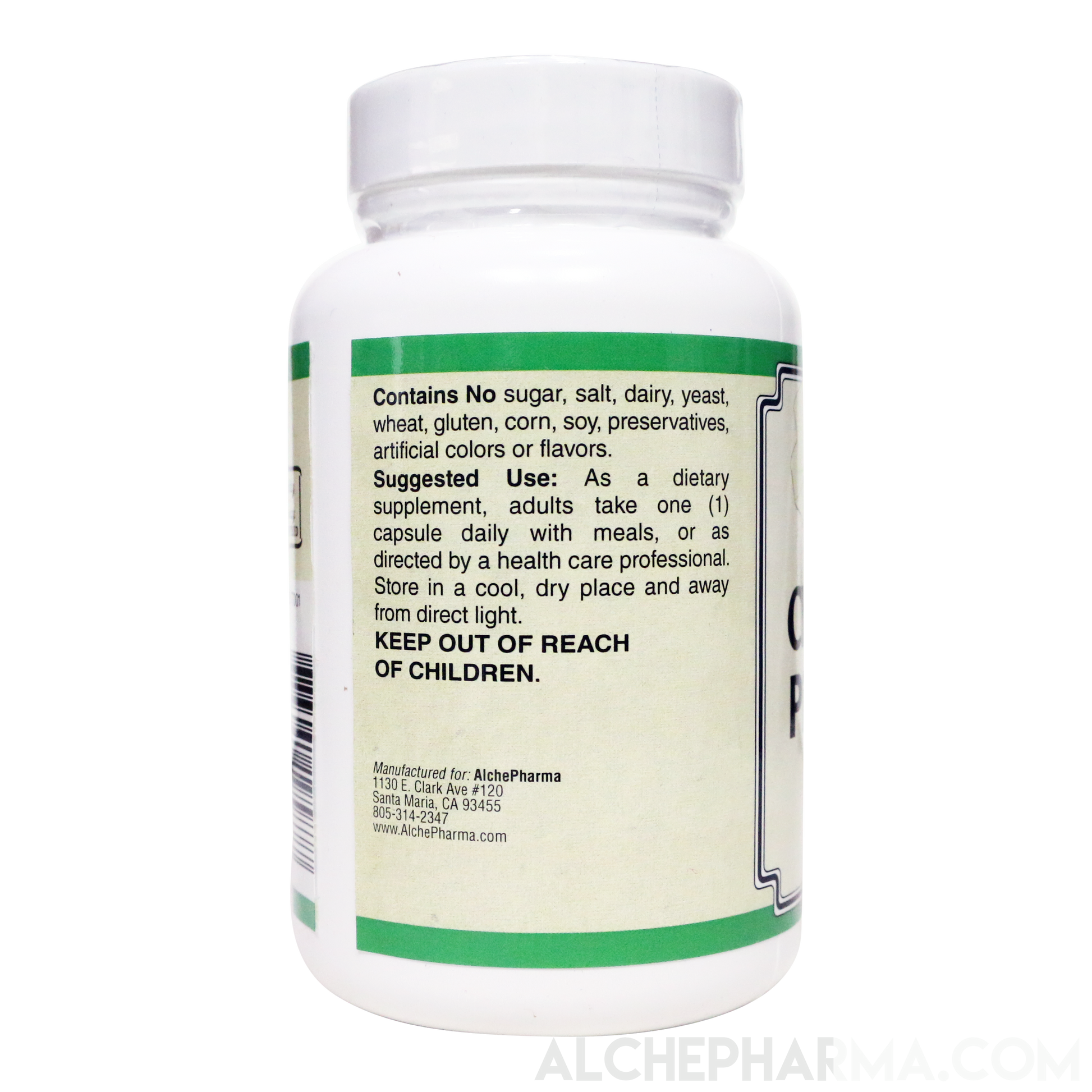 Chromium Picolinate (Chelated to picolinic acid) 200 mcg.-Mineral-AlchePharma