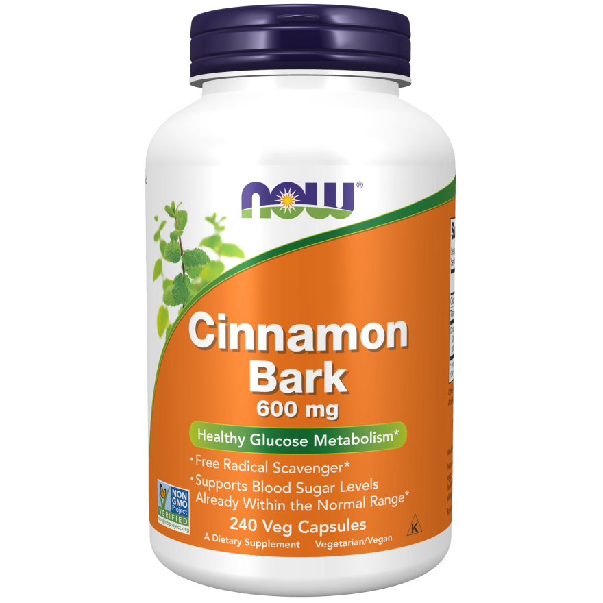CINNAMON BARK 600MG 120 VCAPS-Herbs-AlchePharma