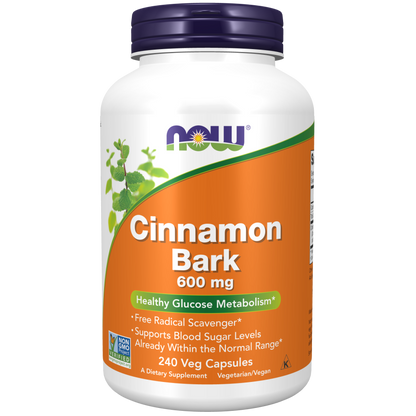 CINNAMON BARK 600MG 120 VCAPS-Herbs-AlchePharma