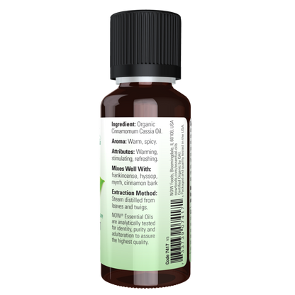 Cinnamon Cassia Oil, Organic-Aromatherapy-AlchePharma