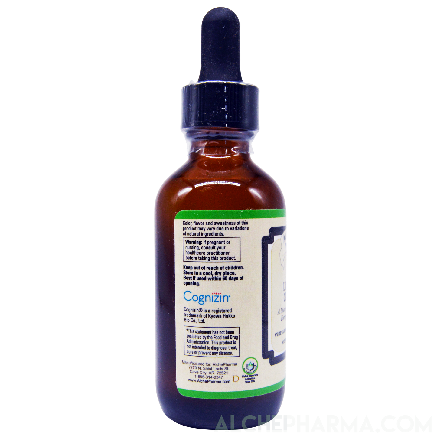Citicoline Liposomal Liquid (Stevia Sweetened)-Vitamins & Supplements-AlchePharma