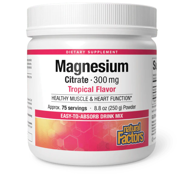 Magnesium Citrate Powder, Tropical