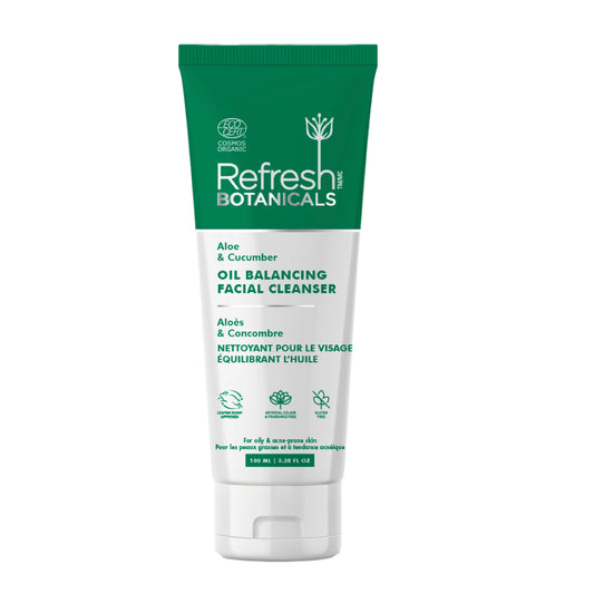 Oil Balancing Facial Cleanser - Aloe & Cucumber - 100 mL