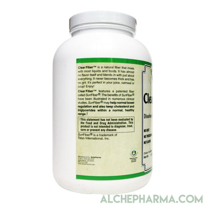 ClearFiber™- An all-natural prebiotic soluble fiber (tasteless , dissolves clear )-AlchePharma