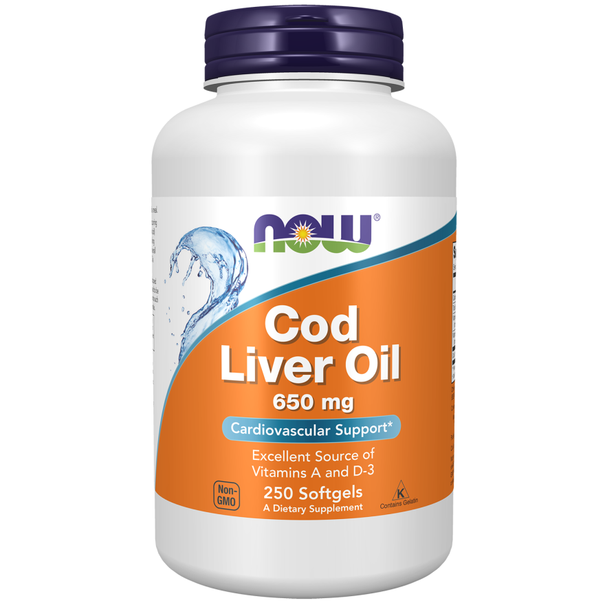 Cod Liver Oil 650 mg Softgels-Nutritional Oils-AlchePharma