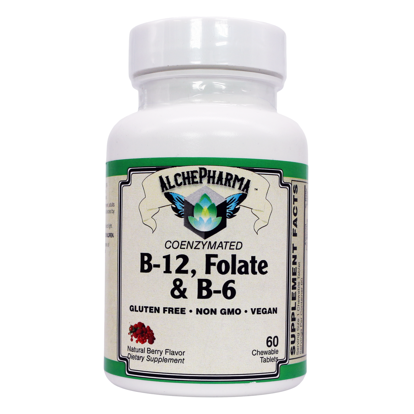 Coenzymated B-12, Folate & B-6-Vitamins & Supplements-AlchePharma