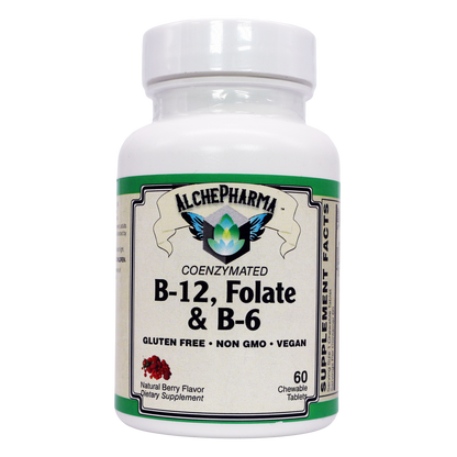 Coenzymated B-12, Folate & B-6-Vitamins & Supplements-AlchePharma
