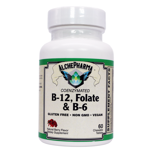 Coenzymated B-12, Folate & B-6-Vitamins & Supplements-AlchePharma
