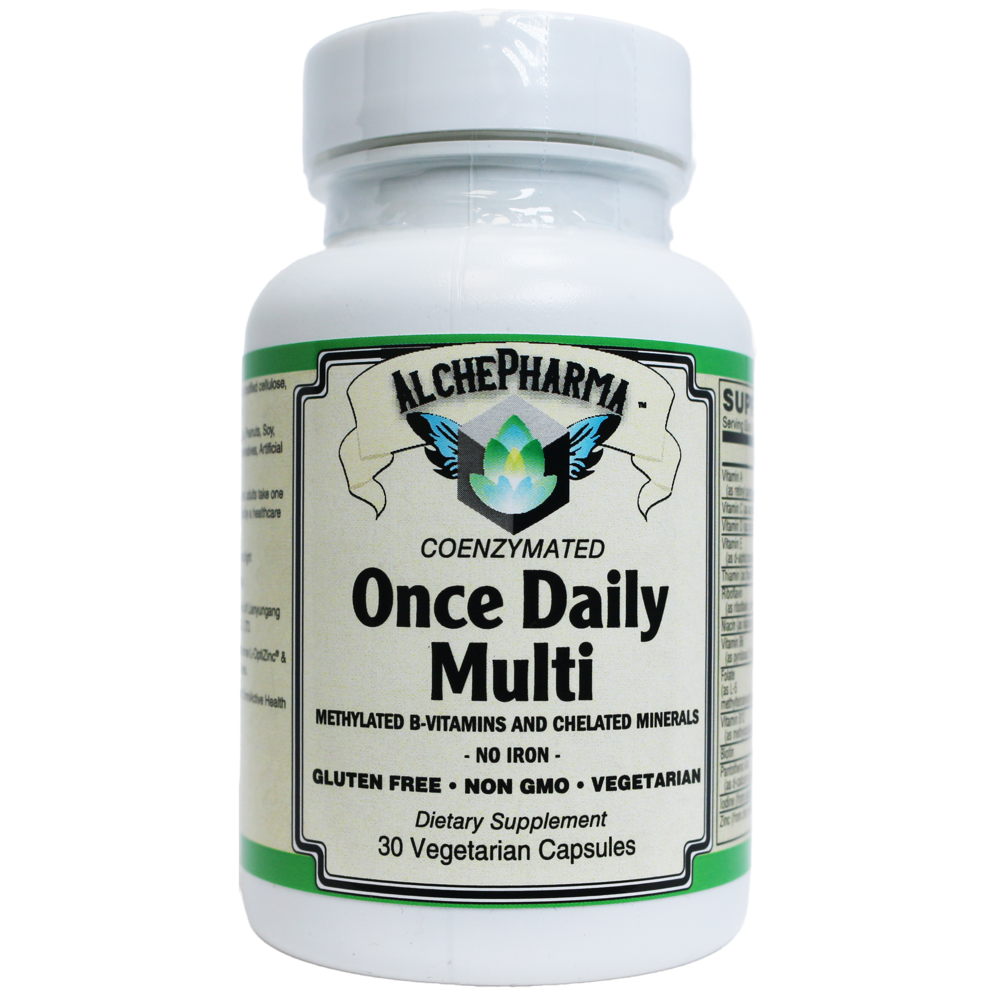 Coenzymated Once Daily Multi, No Iron-AlchePharma
