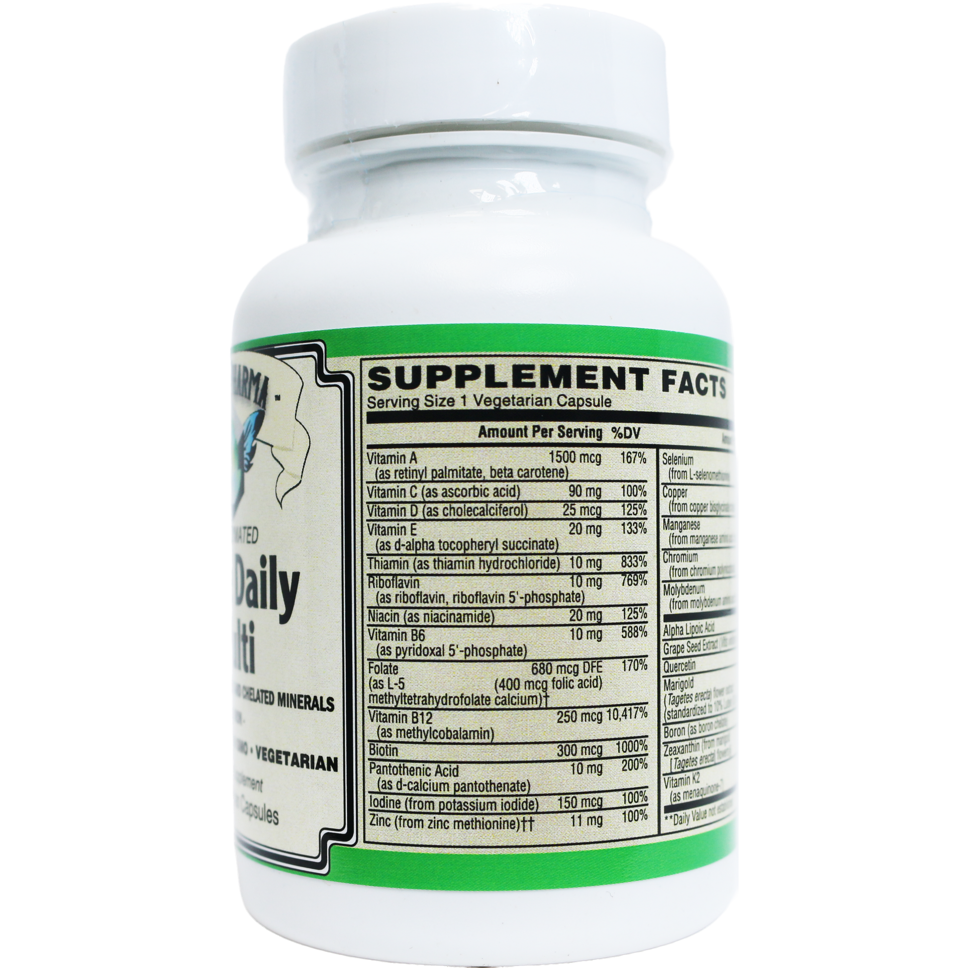 Coenzymated Once Daily Multi, No Iron-AlchePharma