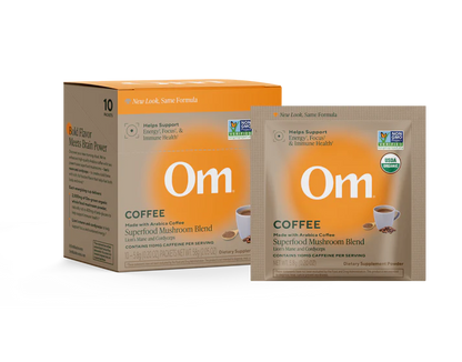 Om Mushroom Superfood Organic Mushroom Coffee Blend Drink Mix, 0.21 OZ
