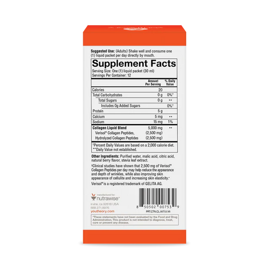 Collagen Liquid Pouches (Natural Berry)-Collagen-AlchePharma