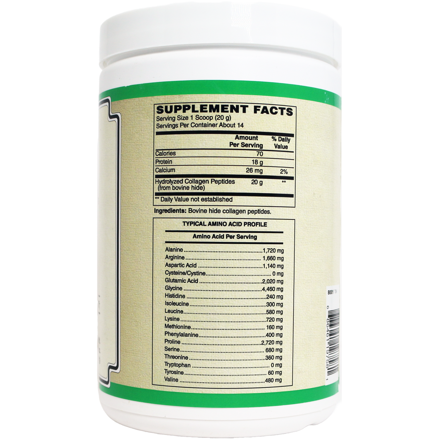 Collagen Peptides • Hydrolyzed Types 1 & 3 • Grass Fed-AlchePharma