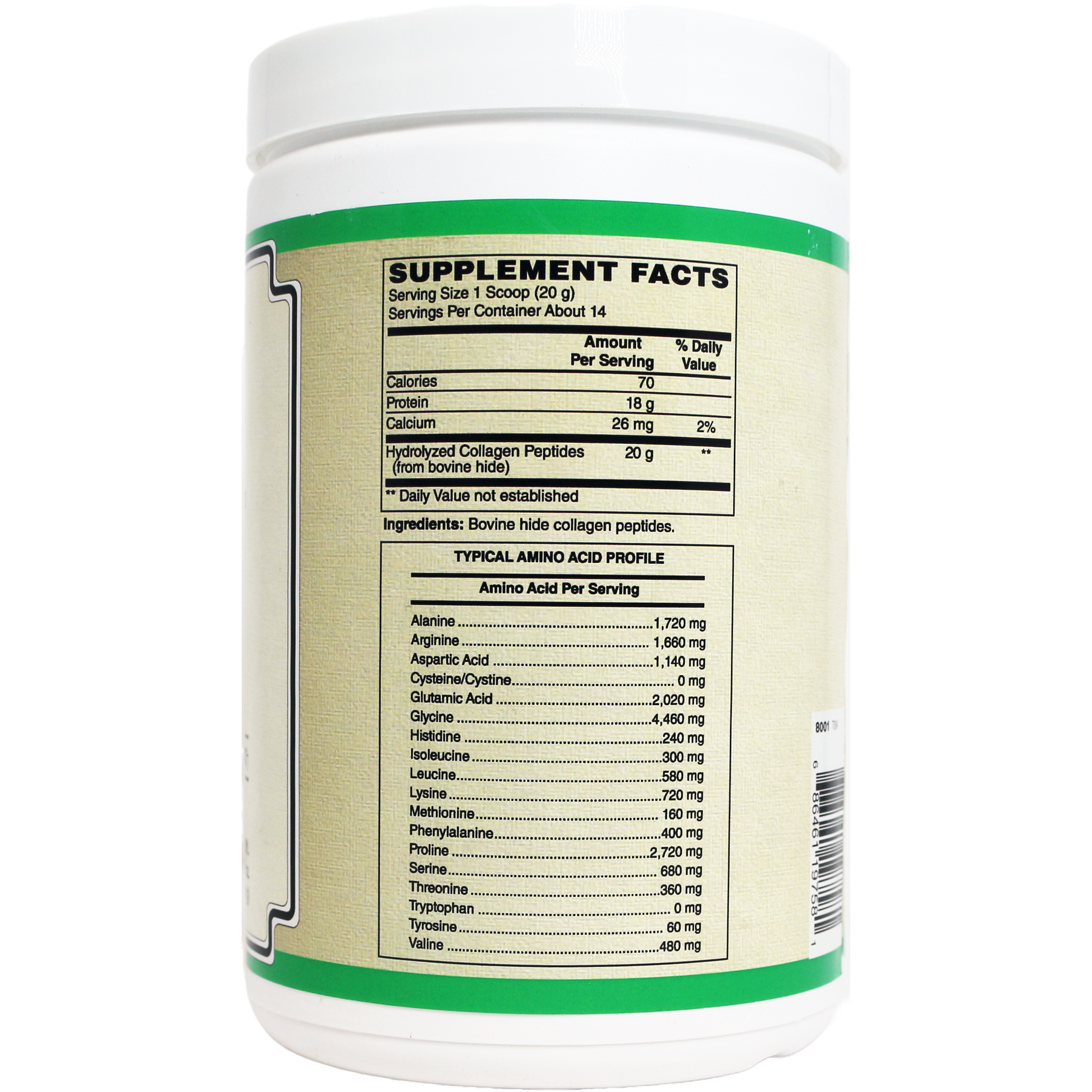 Collagen Peptides • Hydrolyzed Types 1 & 3 • Grass Fed-AlchePharma