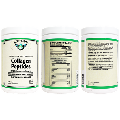 Collagen Peptides • Hydrolyzed Types 1 & 3 • Grass Fed-AlchePharma