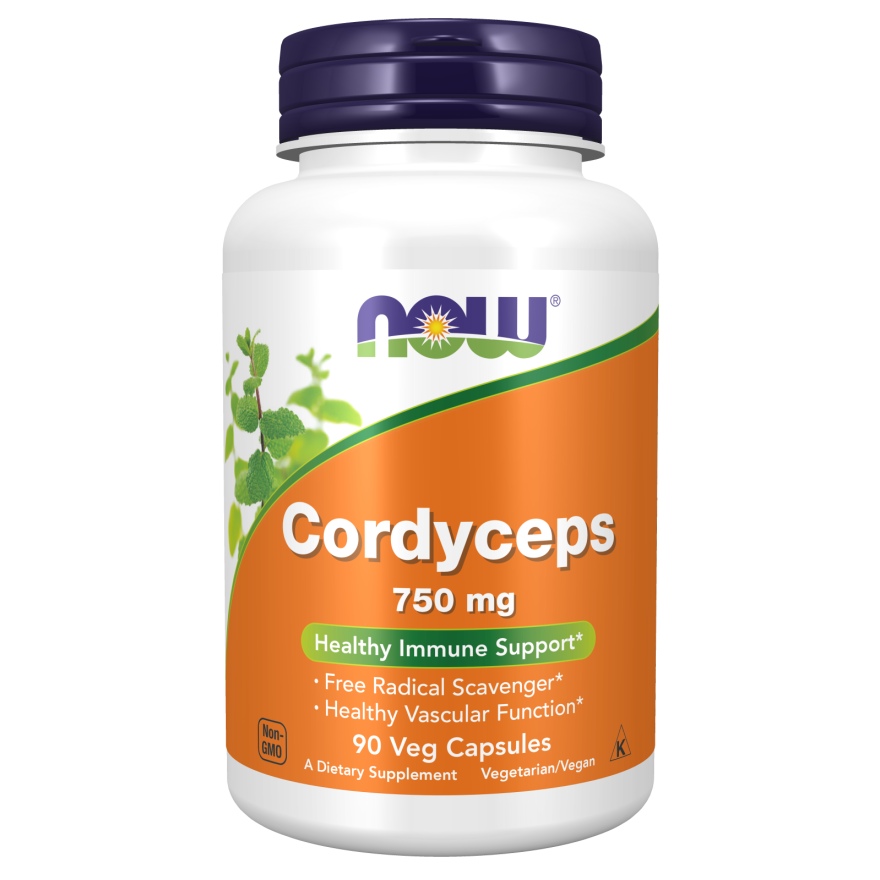 Cordyceps 750 mg Veg Capsules-Herbs-AlchePharma