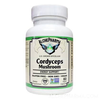 Cordyceps (Cordyceps sinensis) Organic mushroom - 40% polysaccharides,-Mushrooms-AlchePharma