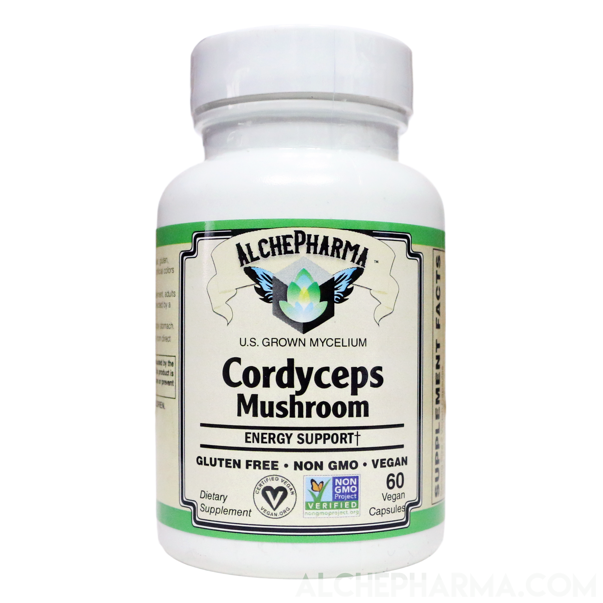 Cordyceps (Cordyceps sinensis) Organic mushroom - 40% polysaccharides,-Mushrooms-AlchePharma