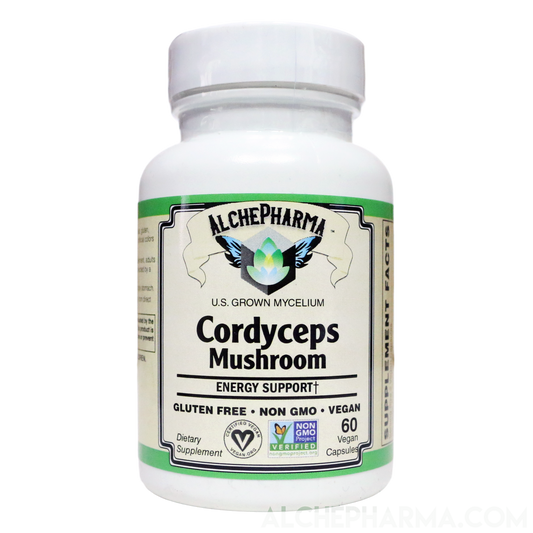 Cordyceps (Cordyceps sinensis) Organic mushroom - 40% polysaccharides,-Mushrooms-AlchePharma