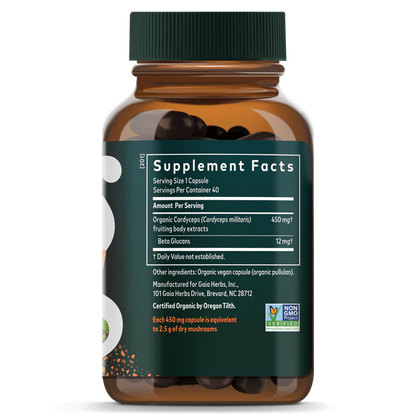 Organic Cordyceps Mushroom
