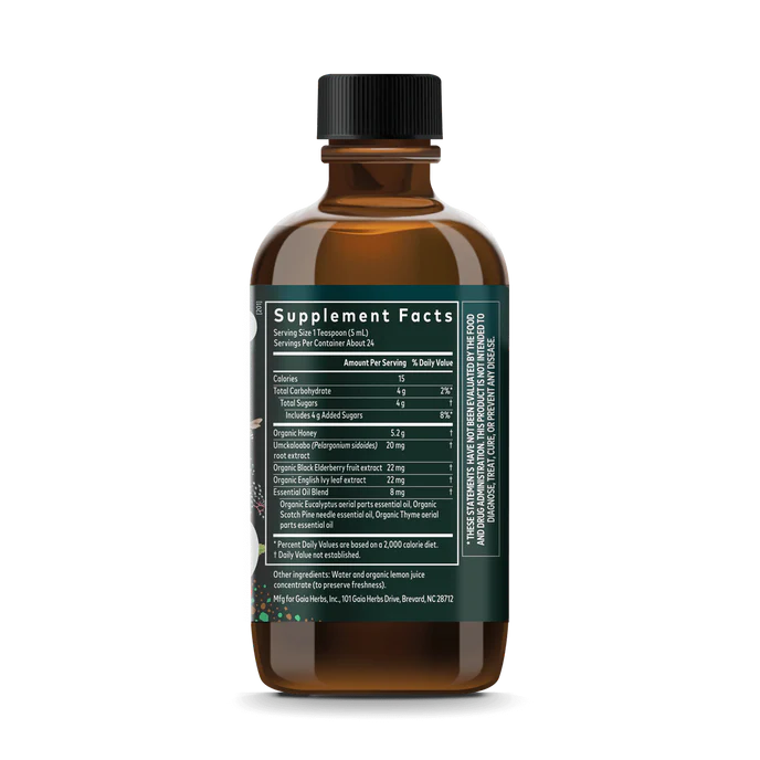 Cough Syrup, Elderberr/Ivy/Geranium